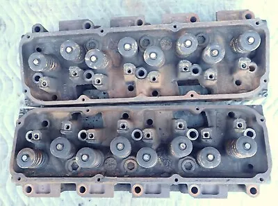 OEM Ford 351C Cylinder Heads D1AE-CB 351 Cleveland 2V Complete Unaltered Cores • $395