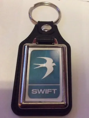 £4.79 • Buy SWIFT CARAVAN LOGO LEATHER KEYRING Spare Parts Logo 2
