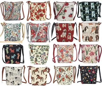 Signare Flower Small Sling Crossbody Bag Flowers In A Choice Of Patterns  • £23.99