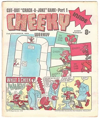 Cheeky Weekly Comic 2nd September 1978 • £1.25