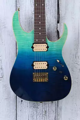 Ibanez High Performance RG421HPFM Electric Guitar Flame Maple Top Blue Reef • $632.32