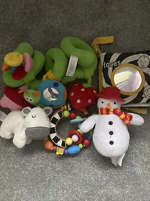 Baby Toy Bundle - Rattle Book Sensory • £3