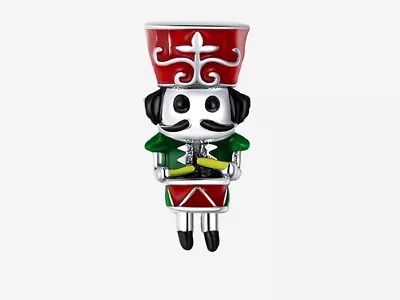 £17.99 • Buy 925 Sterling Silver Drummer Bracelet Charm, Toy Soldier Charm, Nutcracker, NEW