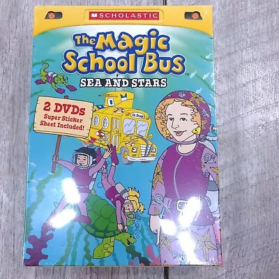 The Magic School Bus: Sea And Stars (set Of 2 DVDs). Scholastic Ages 4-10 Sealed • $11.54