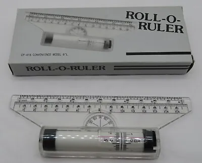 Vintage  Mini Roll-O-Ruler 6  Made In Taiwan • $5.99