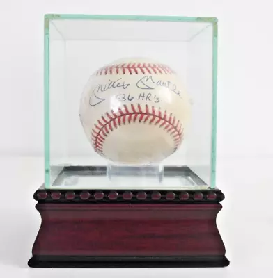 Yankees HOF Mickey Mantle Signed / Autographed Baseball 536 HR’s COA  Stand • $379.99