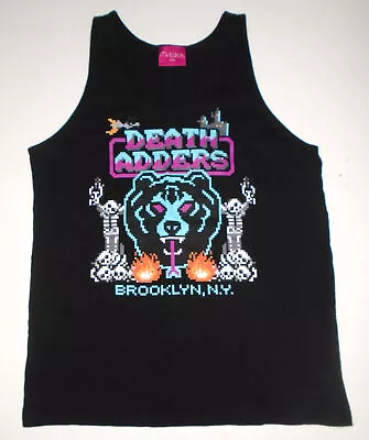 MNWKA Tank Top T-Shirt DEATH ADDERS Brooklyn NY Mishka USA Made NEW Slim LG • $24.99