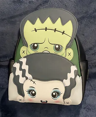 Loungefly Universal Monsters Frankie And Bride Frankenstein Mini Backpack NWT • $99.95