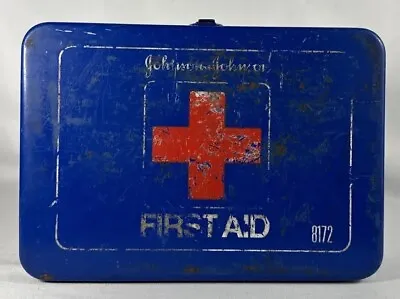 First Aid Kit Box Vintage By Johnson & Johnson.  • $13.59