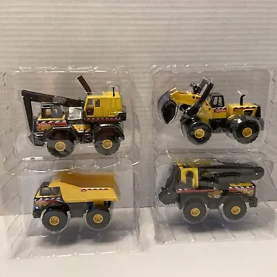 4 Lot Tonka Maisto 1/43 Dump Truck Bulldozer Crane & Backhoe New • $101.91