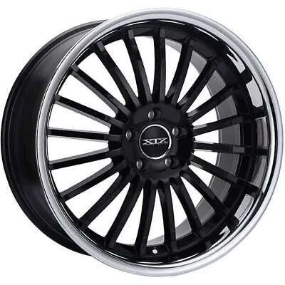 22  Staggered XIX Wheels X59 Gloss Black With SS Lip Rims • $1909