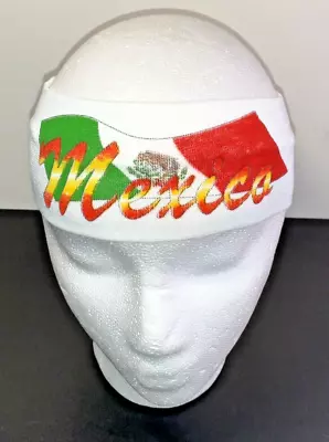 Mexico Flag Nonslip Elastic Sports Headband International Tie  For Men And Women • $9.99
