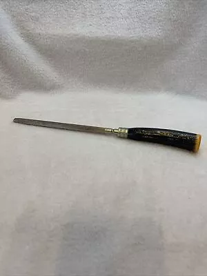 Sharpening Steel Rod Vintage Knife Honing Faux Wood/bone 12  With 7  Steel • $20