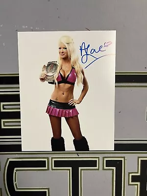 Autographed 8x10 Angelina Love Knockouts Champion Photo IMPACT TNA NWA Wrestling • $16.99