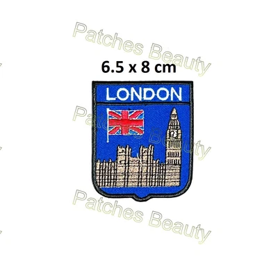 £2.10 • Buy London Big Ben Union Jack Flag Embroidered Sew Iron On Patch Jacket Jeans N-898