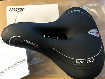 New Wittkop Comfort Gel Bike Seat Soft Padded Bicycle Saddle • $19.99