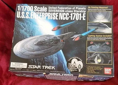 $196.01 • Buy Star Trek U.S.S. Enterprise NCC-1701-E 1/1700 Scale Plastic Model Japan