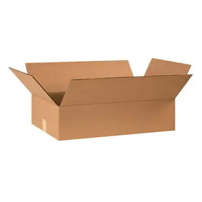 24 X 14 X 6  Cardboard Shipping Boxes Flat Moving Corrugated Cartons 25/pk • $67.21