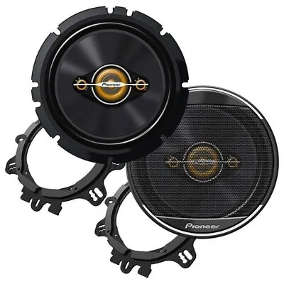 PAIR Pioneer TS-A1681F 350 Watts 6.5  4-Way Coaxial Car Audio Speakers 6-1/2  • $69.90