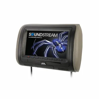 Soundstream VHD-70CC Universal Replacement Headrest Monitor 7  LCD DVD Player • $131.72