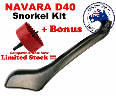 $118.80 • Buy Snorkel Kit + Holesaw Fits Nissan D40 Navara R51 Pathfinder 2005-2011 4x4 4WD Ai