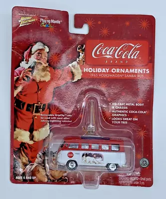 Coca-Cola 1965 Volkswagen Samba Bus Ornament Christmas NRFP Johnny Lightning • $19