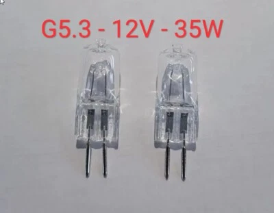 £4.98 • Buy  2x  G5.3 - 12v - 35w Halogen Bulbs **UK STOCK**