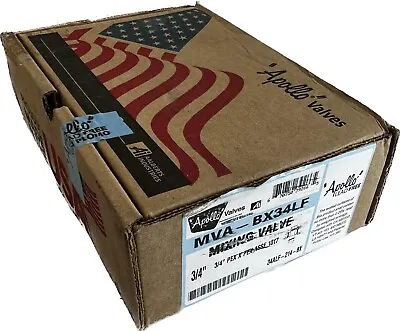 Apollo Valves MVA-BX34LF 3/4  Mixing Valve Lead Free (New In Box) • $59.99