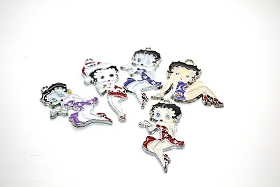 £2.65 • Buy 5 X Character Metal Charms, Choose From Tinkerbell, Sponge Bob Or Betty Boo.