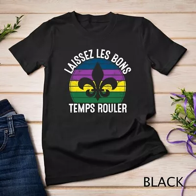 Laissez Les Bons Temps Rouler Gift Mardi Gras Masquerade T-Shirt Unisex T-shirt • $16.99