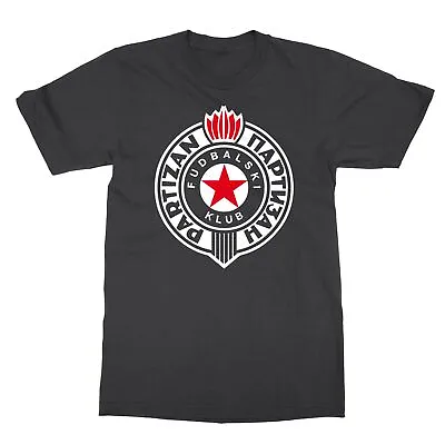 FK Partizan Belgrade Serbia UEFA Football Soccer Men's T-Shirt • $19.49