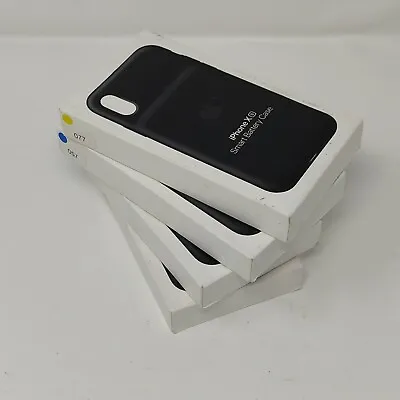 4PCS Apple IPhone XS Smart Battery Case - Black - SPARES OR REPAIR JOB LOT • £11.95