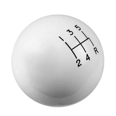 Hurst High Gloss White 5 Speed Lower Manual Shifter Ball Knob For 99-04 Mustang • $75.16