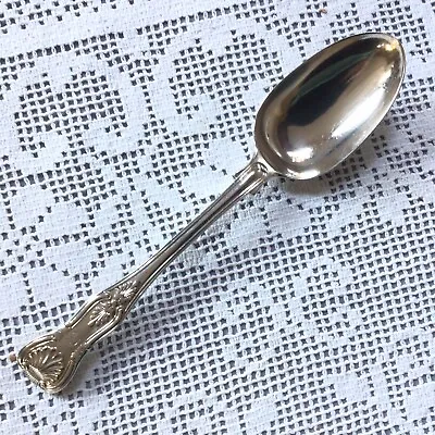 1842 Silver Queen Pattern Table Serving Spoon By Chawner & Co. #3 More Available • £100