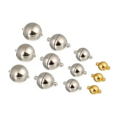 10pcs Round Strong Magnetic Clasps For Bracelet Necklace Jewelry Making Findings • $9.99