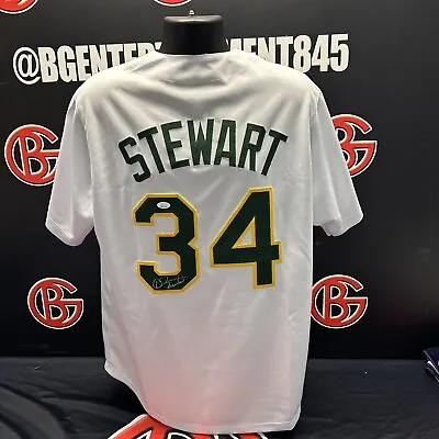 Dave Stewart Signed Oakland A’s White Jersey JSA • $79.99