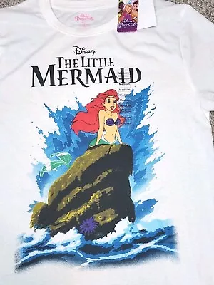 Walt Disney THE LITTLE MERMAID Ariel T-Shirt MENS MEDIUM NEW Retro • $15.99