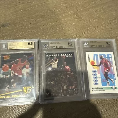 Michael Jordan Bgs 9.5 Lot Of 3 Fleer Skybox  • $146.50