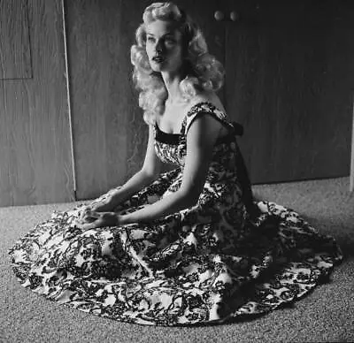 $9 • Buy Actress Irish Mccalla Poses At Home In LA 1956 OLD PHOTO 29