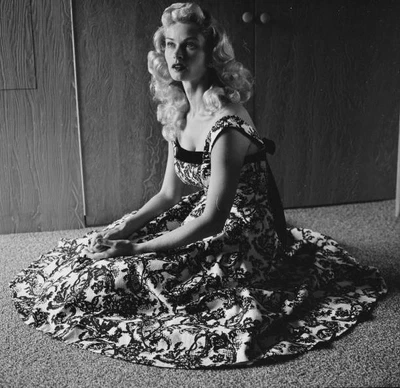 $9 • Buy Actress Irish Mccalla Poses At Home In LA 1956 OLD PHOTO 29