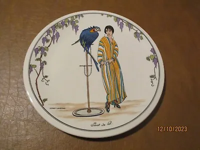 VILLEROY & BOCH DESIGN 1900 SALAD PLATE~ 8  ~ Design #2 Saut De Lit French Lady • $10