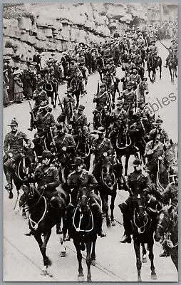 Military Photo East Kent Mounted Rifles Yeomanry Regiment On Horseback • £6.40