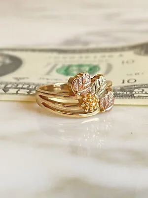 Vintage 10K Landstroms BLACK HILLS GOLD RING - 4.3g - Sz 6.25 - Bhgr4 • $249.99