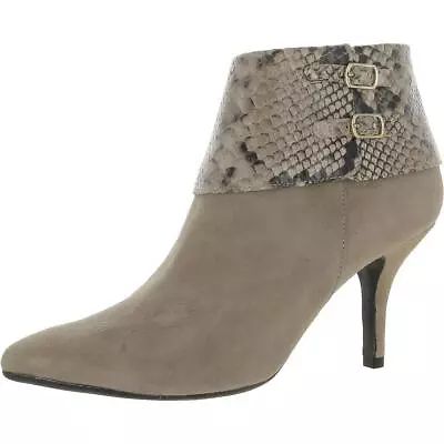 VANELi Womens Kandee Beige Heel Ankle Boots Shoes 8.5 Medium (BM) BHFO 6140 • £45.29