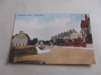 Postcard - Whitstable - Tankerton Road - Houses - People - Children - Pram • £1.25