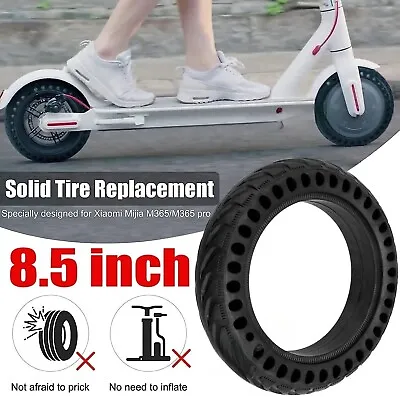 For Xiaomi M365/Pro/1S 8.5 Electric Scooter Solid Tire Wheel Non-Pneumatic Tyre • $19.59