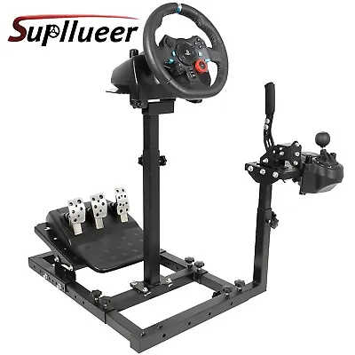 Supllueer Racing Wheel Stand Fit For Logitech G923 G920 G29 Thrustmaster T300RS • $159.99