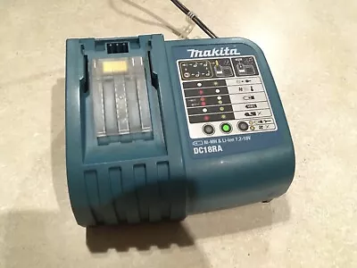 Makita DC18RA Ni-MH & Li-ion 7.2-18V Battery Charger • $0.99