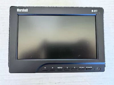 Marshall M-CT7 7  Camera-Top Field Monitor - Hardly Used 031923L • $109.90