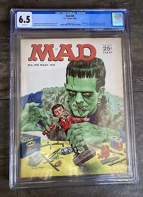 Mad Magazine #89 Issue Date 9/64 Issue Year 1964 CGC 6.5 • $265